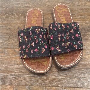 Sam Edelman  Black Slide Sandals